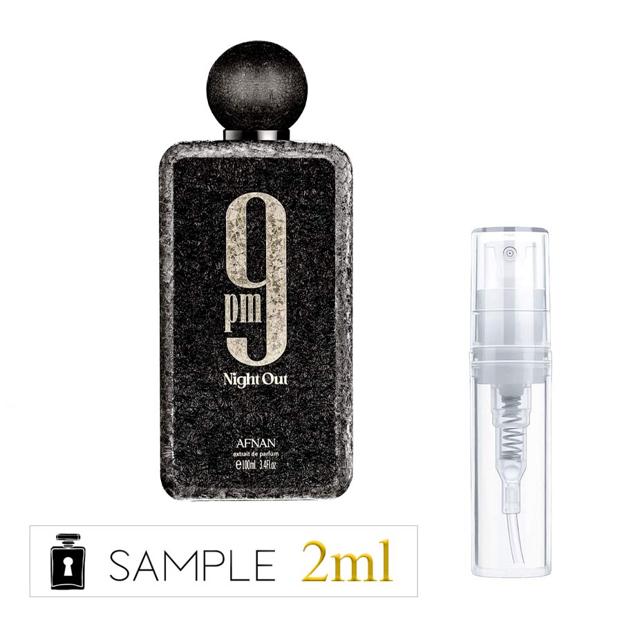 Afnan 9PM Night Out Perfume Sample | Hidden Samples