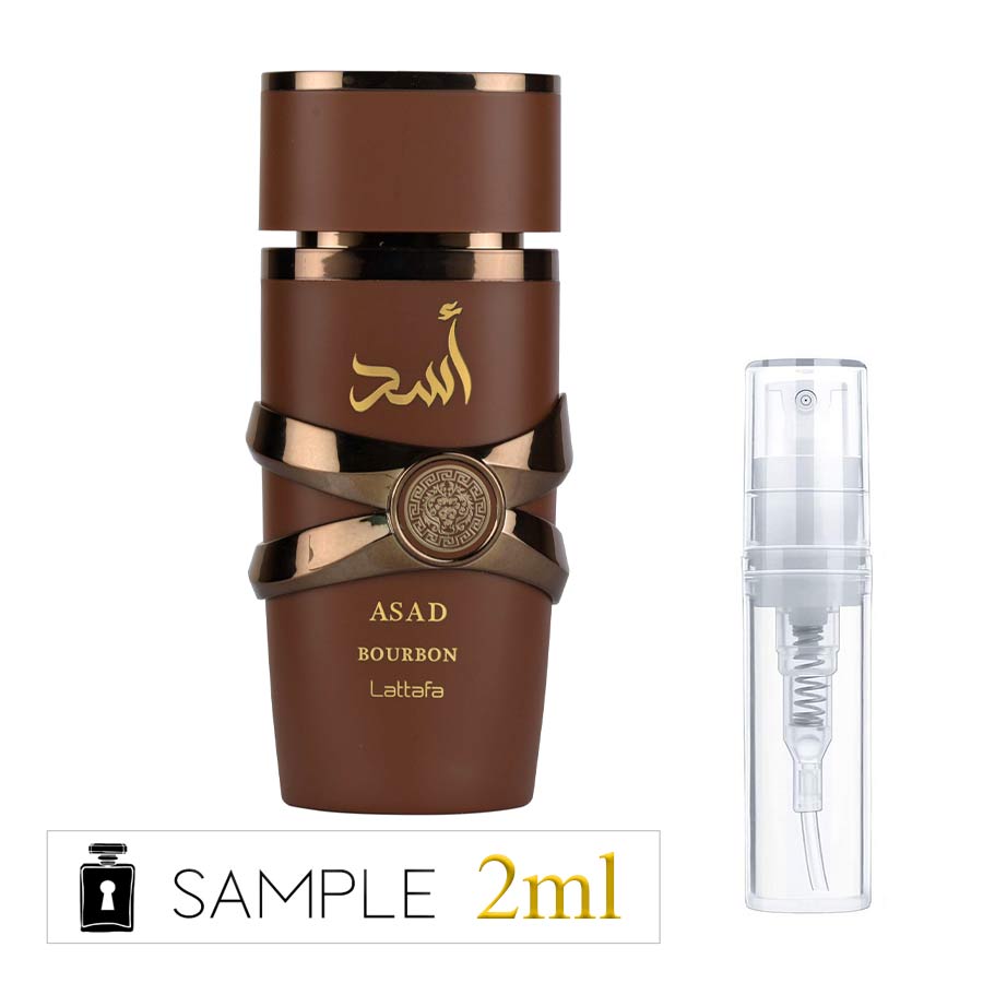 Lattafa Asad Bourbon Perfume Sample | Hidden Samples