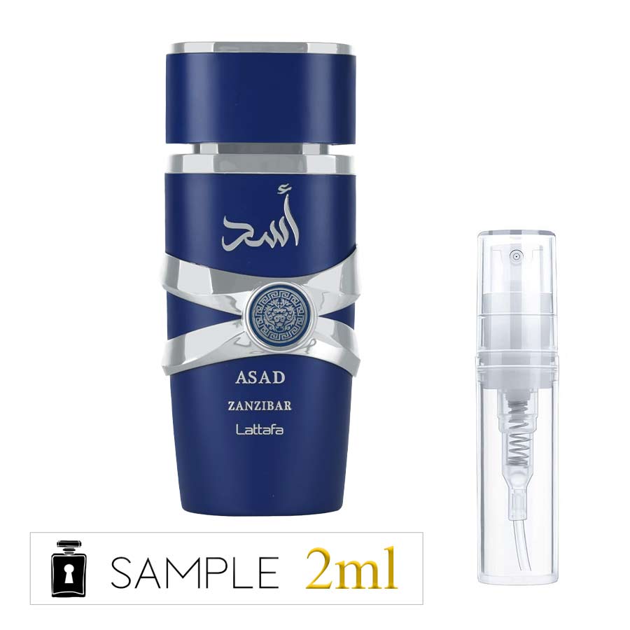 Lattafa Asad Zanzibar Perfume Sample | Hidden Samples