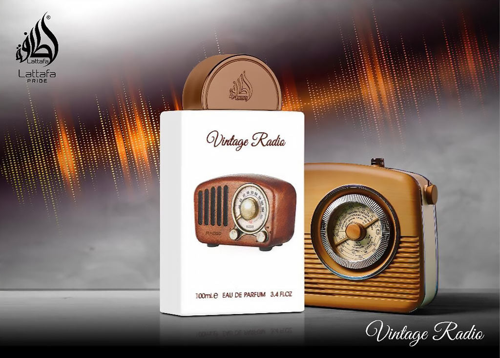 Lattafa Vintage Radio Perfume Sample | Hidden Samples