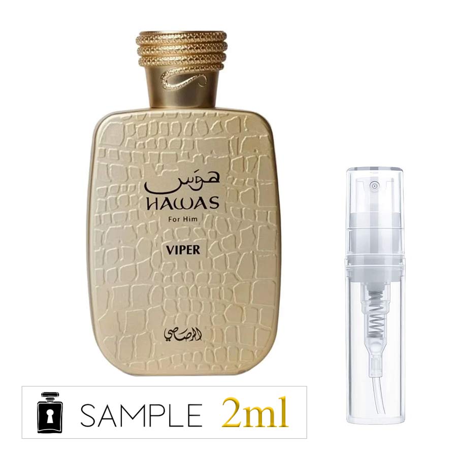 Rasasi Hawas Viper Perfume Sample | Hidden Samples