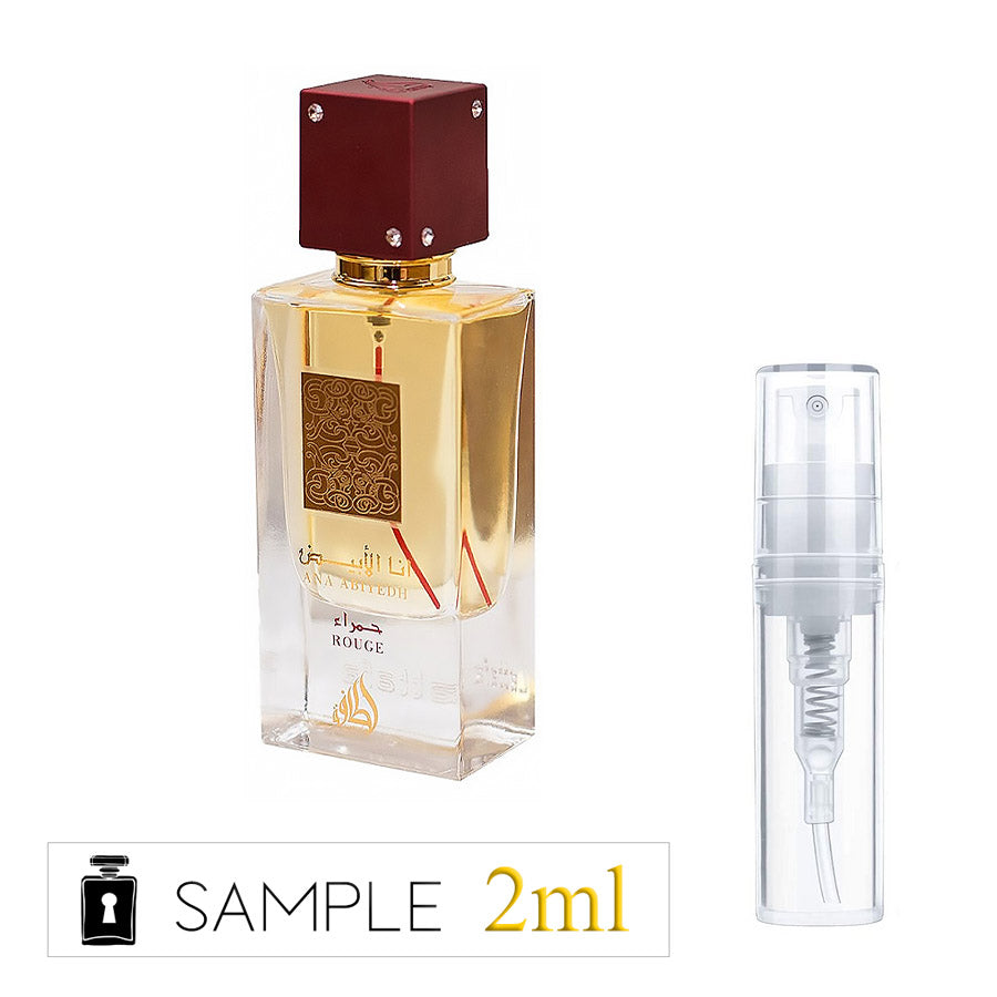 ▷ Lattafa Ana Abiyedh Rouge | Hidden Samples