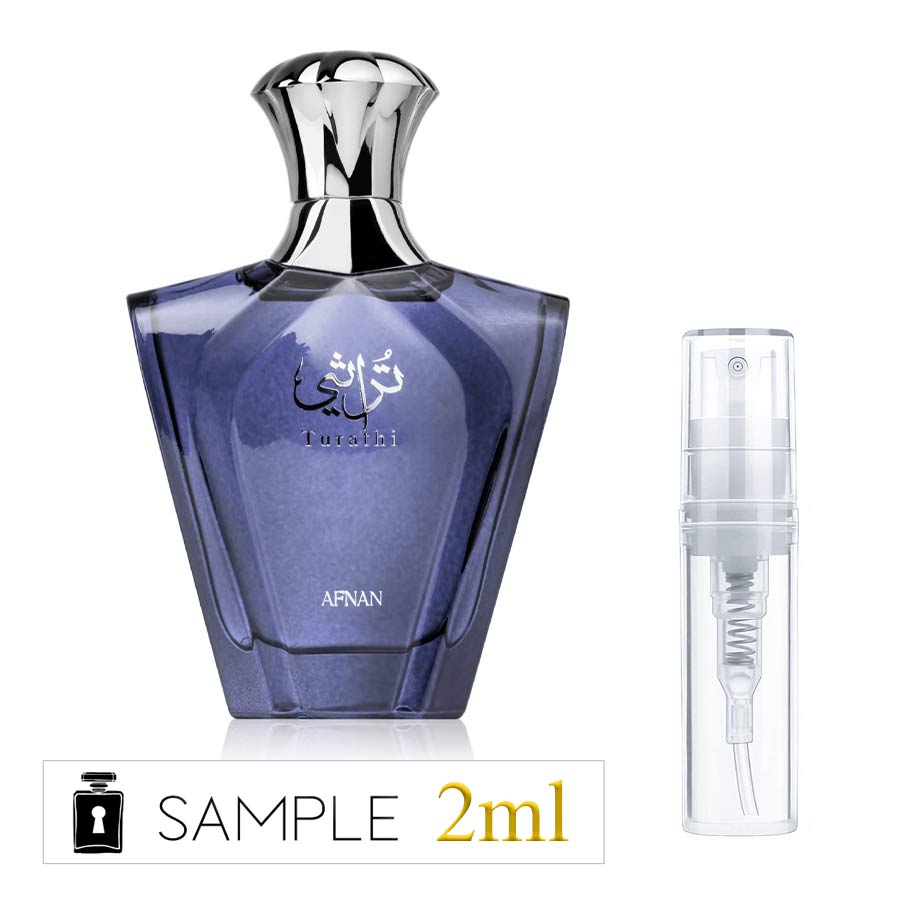 Afnan Turathi Blue Perfume Sample | Hidden Samples