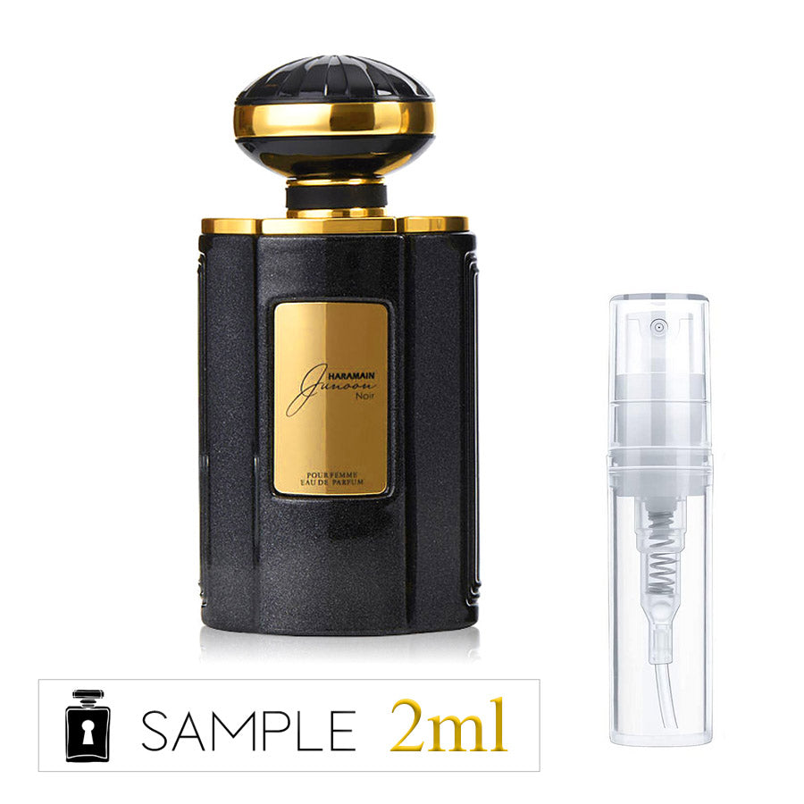 Al Haramain Junoon Noir 2ml Perfume Sample – Hidden Samples