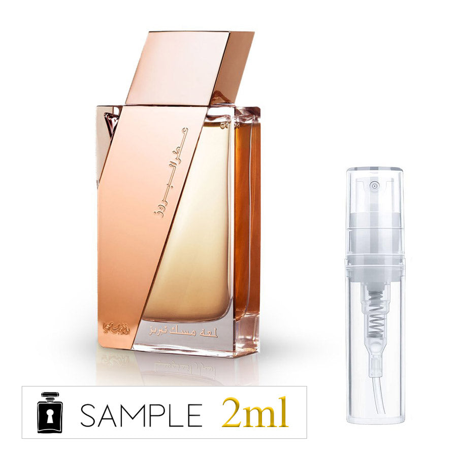 Rasasi Attar Al Boruzz Lamaat Musk Tabriz Sample Decant