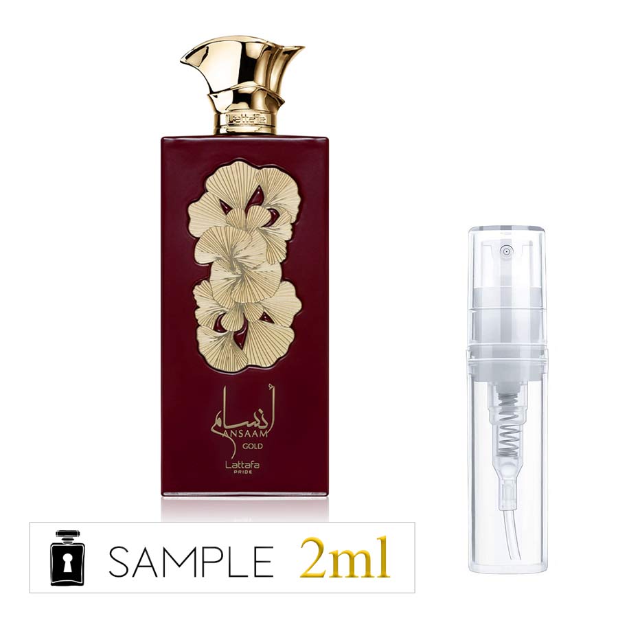 Lattafa Ansaam Gold Perfume Sample | Hidden Samples