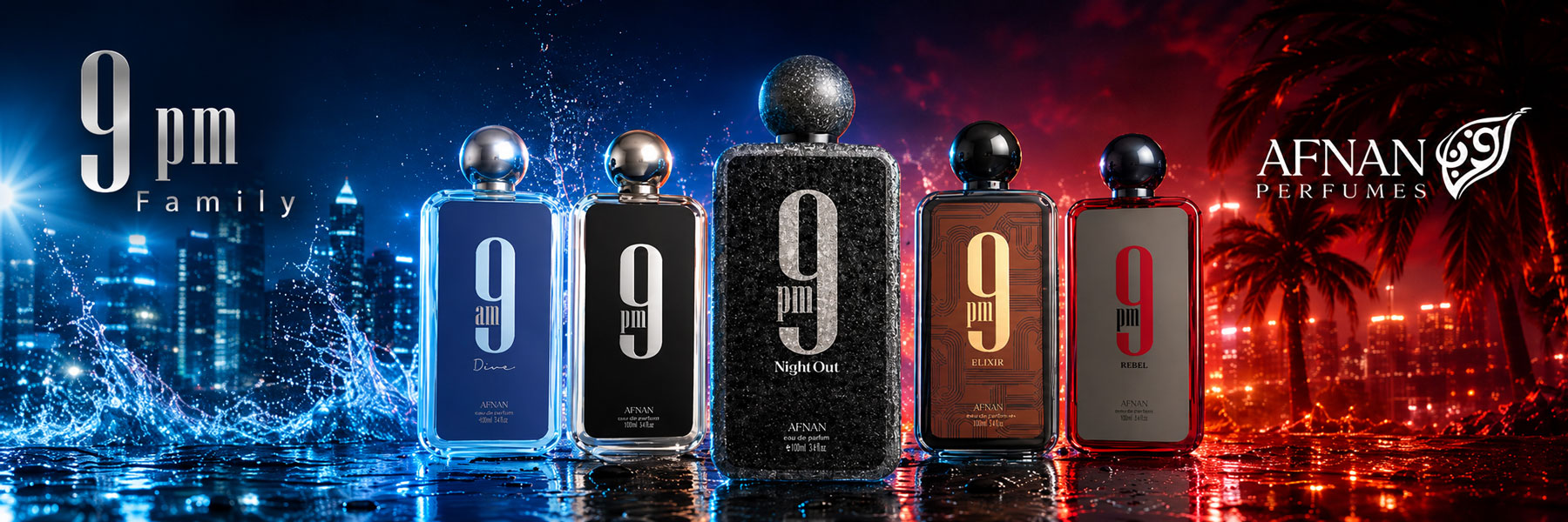 Afnan 9PM & 9AM Perfume Samples | Hidden Samples
