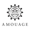 Amouage perfume brand logo linking to Amouage luxury fragrance samples.