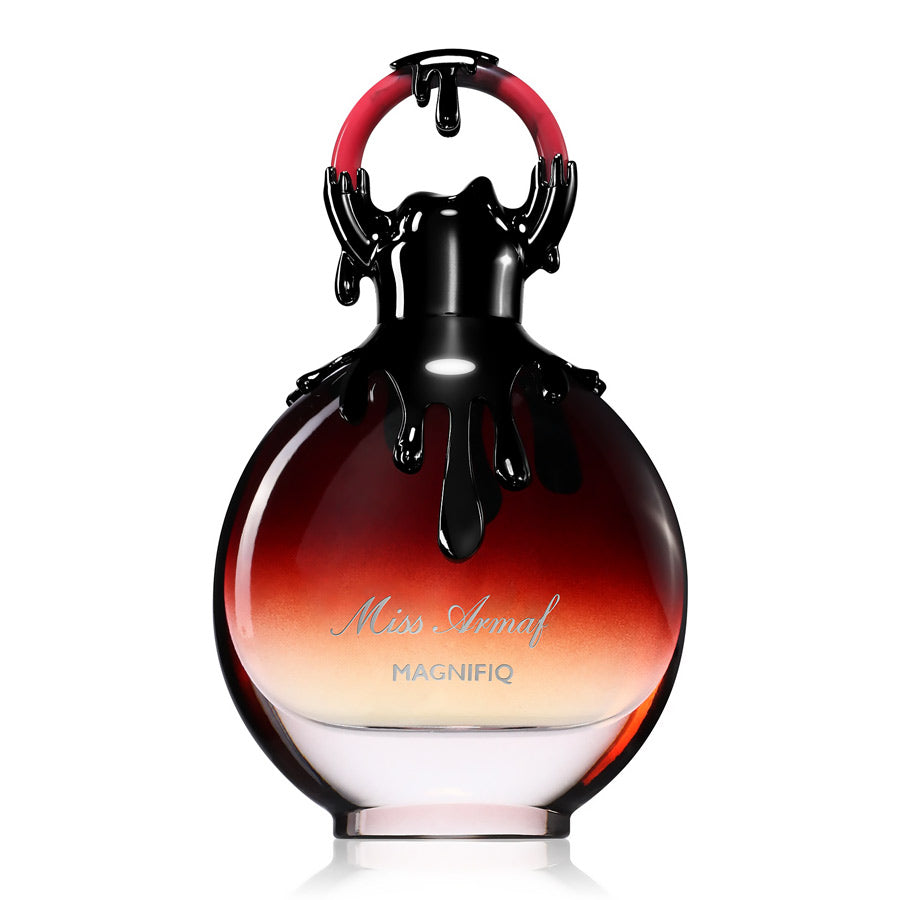 Armaf Magnifiq perfume bottle from the Miss Armaf collection on a white background