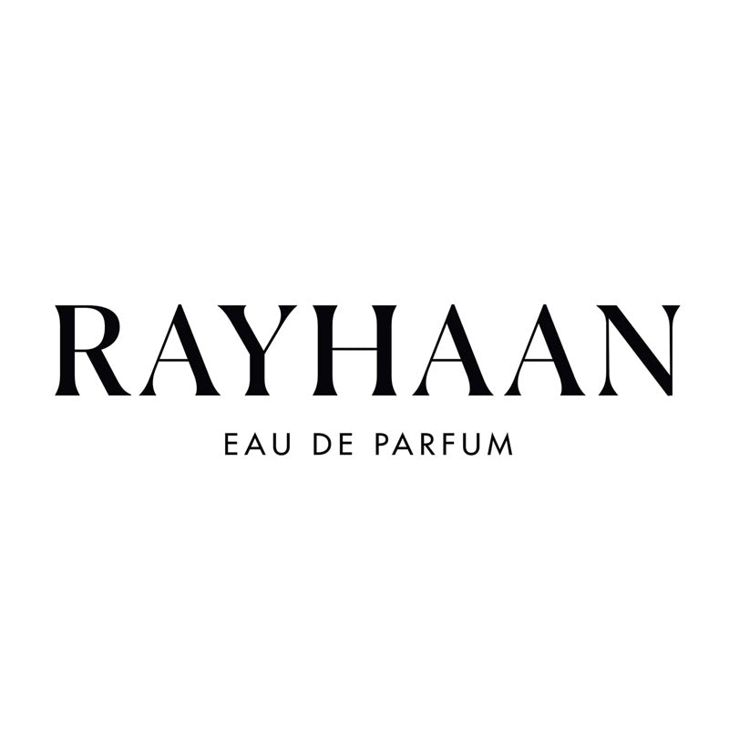 Rayhaan perfume brand logo linking to Rayhaan fragrance samples collection.