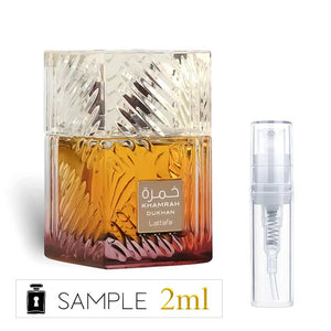
                  
                    Lattafa Khamrah Dukhan Sample
                  
                